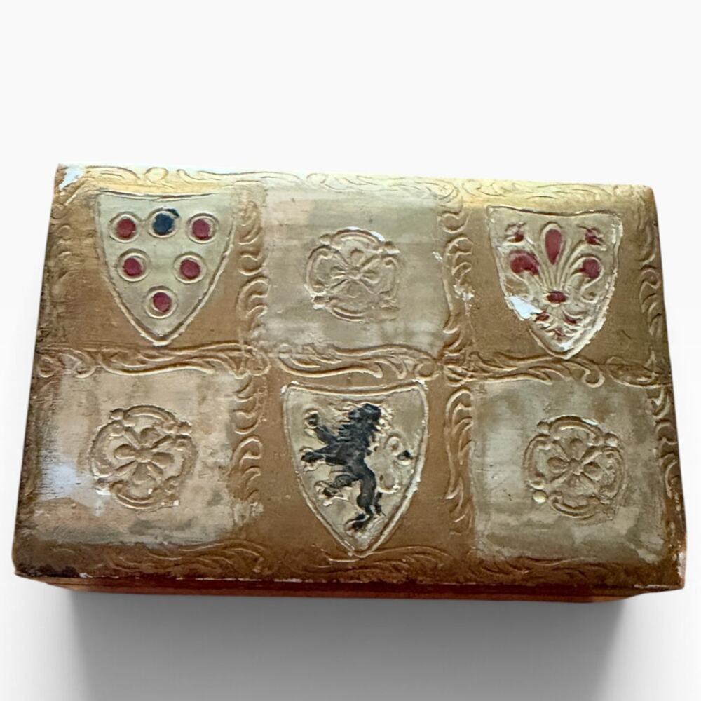 Antique Italian Gold Trinket Box